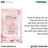  Thức ăn mèo Natural SIGNATURE Adult Chicken & Pumpkin Formula 1.6kg - Thịt gà và bí đỏ SONICE. 