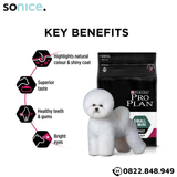  Thức ăn chó Purina PRO PLAN Small Mini Adult Fussy Beauty 2.5kg - chăm sóc da lông chó giống nhỏ SONICE. 