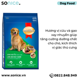  Thức ăn chó SmartHeart Adult Lamb & Rice 3kg - vị cừu & gạo SONICE. 