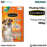  Snack GOODIES cho Chó nhiều vị 500g - Que tròn nhỏ nhập Thái SONICE. 