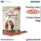  Combo Treats Snackie Bacon Flavour 70g - 5 gói - vị thịt xông khói dog treats SONICE. 