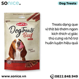  Combo Treats Snackie Beef Flavour 70g - 5 gói - vị thịt bò dog treats SONICE. 