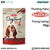  Combo Treats Snackie Beef Flavour 70g - 5 gói - vị thịt bò dog treats SONICE. 