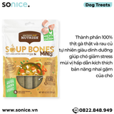  Treats Rachael Ray Nutrish Soup Bones Minis Chicken & Veggies Flavor for Dogs 120g - Thịt gà và rau củ cho chó SONICE. 