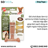  Đồ chơi Spot Bam-Bones Plus Beef Flavor Dog Chew Toy Small Size - Làm từ sợi tre tự nhiên, vị thịt bò SONICE. 