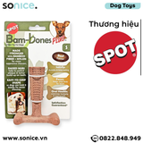  Đồ chơi Spot Bam-Bones Plus Beef Flavor Dog Chew Toy Small Size - Làm từ sợi tre tự nhiên, vị thịt bò SONICE. 