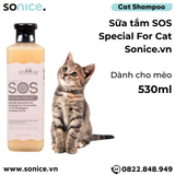  ENOUG SOS - Sữa Tắm SOS Làm Mềm Mượt Lông Cho Mèo 530ml SONICE. 