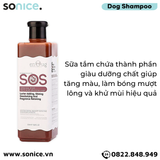  ENOUG SOS - Sữa Tắm SOS Cho Chó Có Bộ Lông Nâu Đỏ 530ml SONICE. 