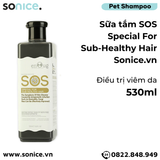  ENOUG SOS - Sữa Tắm SOS Chuyên Dùng Điều Trị Viêm Da Cho Chó 530ml SONICE. 