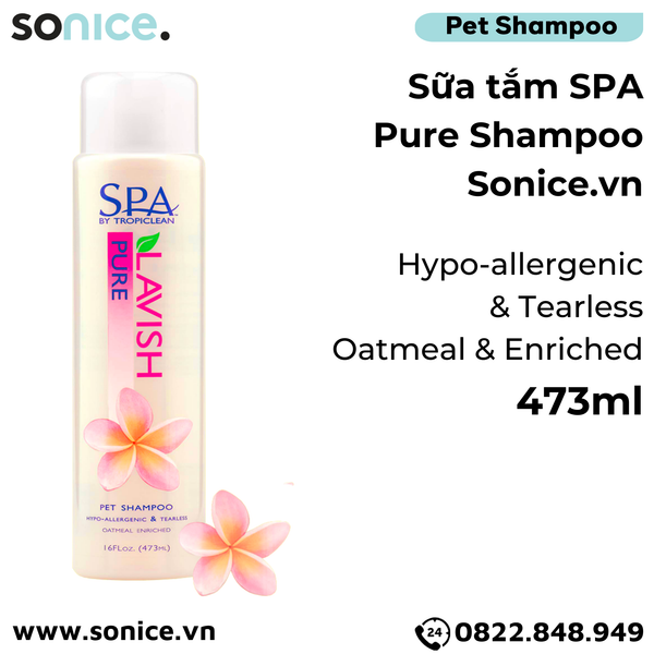  Sữa tắm Spa Pure Shampoo 473ml - Hương hoa sứ SONICE. 