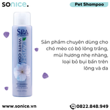  Sữa tắm Spa White Coat Shampoo 473ml - Hương Lavender SONICE. 