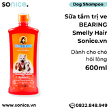  Sữa tắm trị ve BEARING Smelly Hair 600ml - Dành cho chó hôi lông nhập Thái Lan SONICE. 