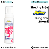  Tắm khô Joy Johnson Dry Foam Shampoo for Cats 200ml - Dưỡng lông diệt khuẩn cho mèo, Nhật Bản - SONICE. 