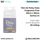  Tấm lót Potty Pads Fragrance Free 60cm x 90cm - huấn luyện vệ sinh đúng chỗ SONICE. 