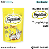  Snack mèo Temptations Tasty Chicken 85g - Vị Gà SONICE. 