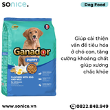  Thức ăn cho chó GANADOR Puppy 20kg - Egg & Milk SONICE. 