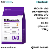  Thức ăn chó Dr.Healmedix Obesity D/O 1.5kg - Hỗ trợ giảm cân SONICE. 