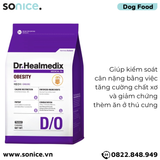  Thức ăn chó Dr.Healmedix Obesity D/O 6kg - Hỗ trợ giảm cân SONICE. 