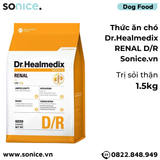  Thức ăn chó Dr.Healmedix RENAL D/R - Trị sỏi thận 1.5kg SONICE. 