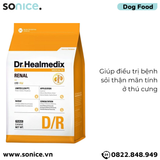  Thức ăn chó Dr.Healmedix RENAL D/R - Trị sỏi thận 1.5kg SONICE. 