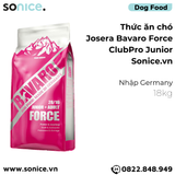  Thức ăn chó Josera Bavaro Force ClubPro Junior 18kg - Nhập Germany, chó chuyên vận động SONICE. 