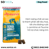  Thức ăn chó Josera Sensi Adult 15kg - chó trưởng thành giống vừa Nhập Germany SONICE. 
