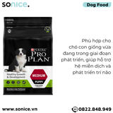  Thức ăn chó Purina PRO PLAN Medium Puppy Chicken 2.5kg - chó con giống vừa vị gà SONICE. 