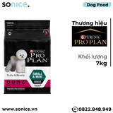  Thức ăn chó Purina PRO PLAN Small Mini Adult Fussy Beauty 7kg - chăm sóc da lông chó giống nhỏ SONICE. 