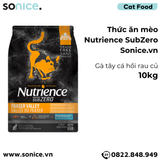  Thức ăn mèo Nutrience SubZero gà tây cá hồi rau củ 10kg SONICE. 