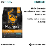  Thức ăn mèo Nutrience SubZero gà tây cá hồi rau củ 2.27kg  SONICE. 