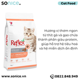  Thức ăn mèo Reflex Chicken & Rice Kitten 6kg - Dành cho mèo con, vị thịt gà và gạo SONICE. 