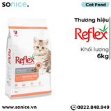  Thức ăn mèo Reflex Chicken & Rice Kitten 6kg - Dành cho mèo con, vị thịt gà và gạo SONICE. 