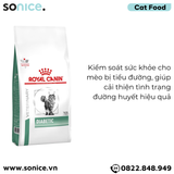  Thức ăn mèo Royal Canin Diabetic Feline 6kg - hỗ trợ bệnh tiểu đường SONICE. 