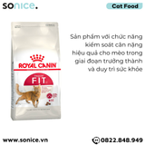  Thức ăn mèo Royal Canin FIT32 10kg SONICE. 