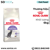  Thức ăn mèo Royal Canin Regular Sterilised - 6kg - Hỗ trợ mèo triệt sản SONICE. 