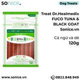  Treat Dr.Healmedix Fuco Tuna & Black Goat 120g - Cá ngừ & thịt dê SONICE. 