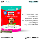  Treats Milk-Bone Brushing Chews Mini 536g - 48 treats - xương gặm sạch răng thơm miệng bạc hà <11kg SONICE. 