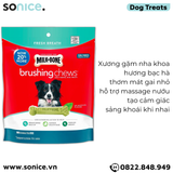  Treats Milk-Bone Brushing Chews 201g - 9 treats - Xương gặm sạch răng thơm miệng bạc hà SONICE. 