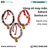  Vòng cổ may mắn Sakura cho thú cưng SONICE. 