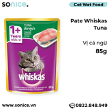  Combo pate mèo WHISKAS - 48 gói SONICE. 