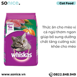  Thức ăn WHISKAS Cá ngừ 6kg SONICE. 