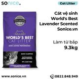  Cát vệ sinh World's Best Lavender Scented 9.3kg - làm từ bắp - Corn Cat Litter SONICE. 
