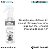  Xịt dưỡng lông TropiClean PerfectFur Tangle Remover 236ml - Dưỡng ẩm, giảm rối lông SONICE. 