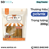  Xúc xích Petsmix Duck 200g Korea - Thịt vịt, hỗ trợ răng miệng, giảm stress SONICE. 