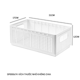  Kệ nhựa gấp có quai cầm 