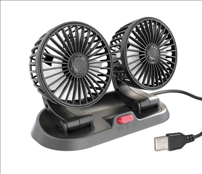 VENTILADOR DOBLE PARA CARRO 306° - VENTILADOR PARA CARRO DOBLE 306° para ca