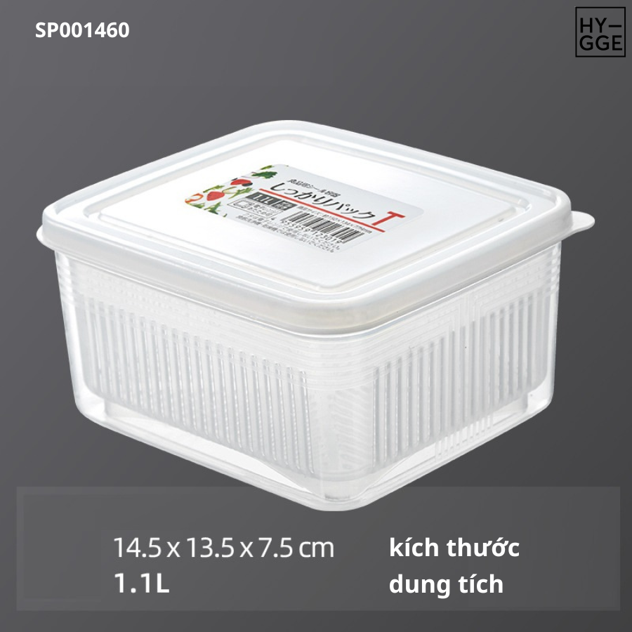  K306-Hộp đựng thực phẩm chịu nhiệt lò vi sóng 