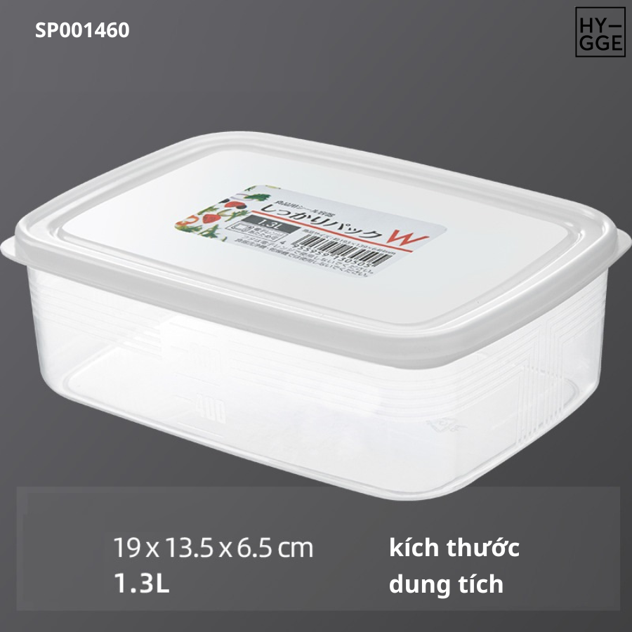  K306-Hộp đựng thực phẩm chịu nhiệt lò vi sóng 