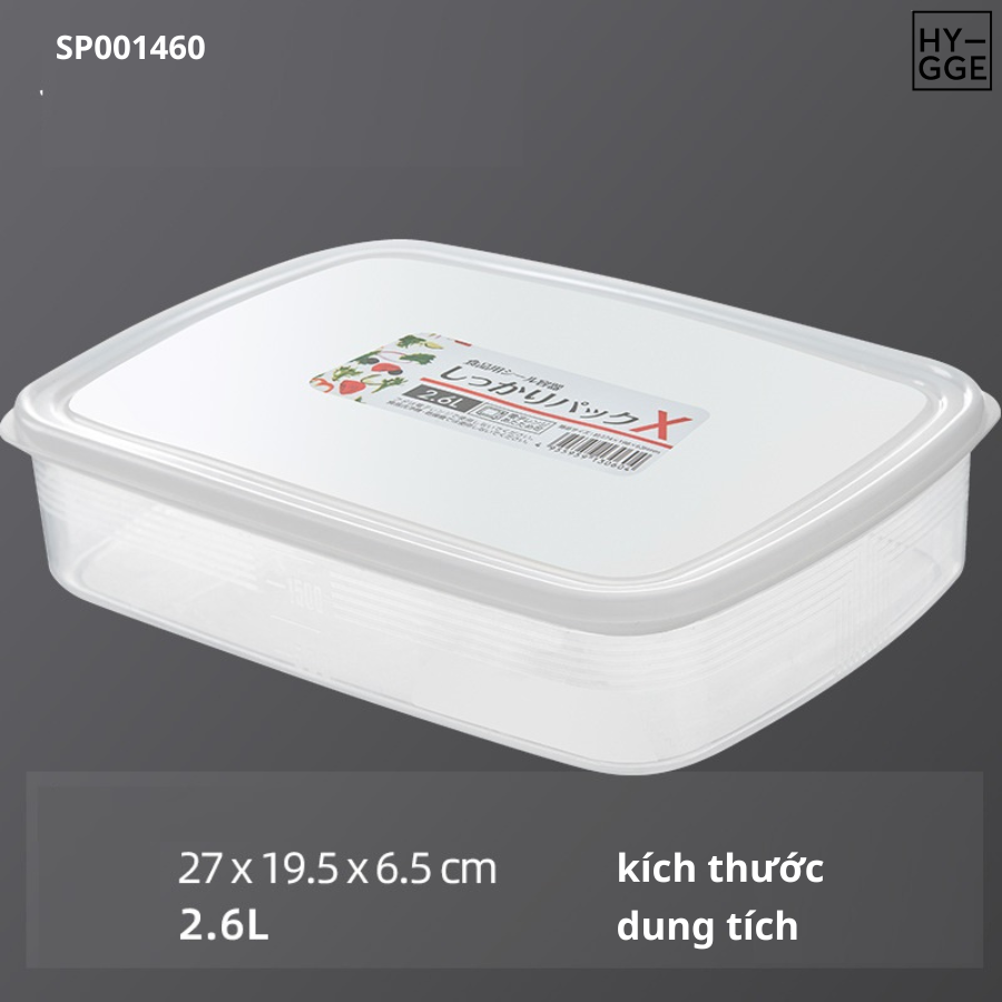  K306-Hộp đựng thực phẩm chịu nhiệt lò vi sóng 