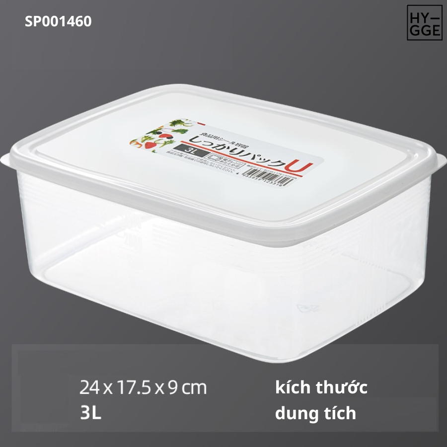  K306-Hộp đựng thực phẩm chịu nhiệt lò vi sóng 